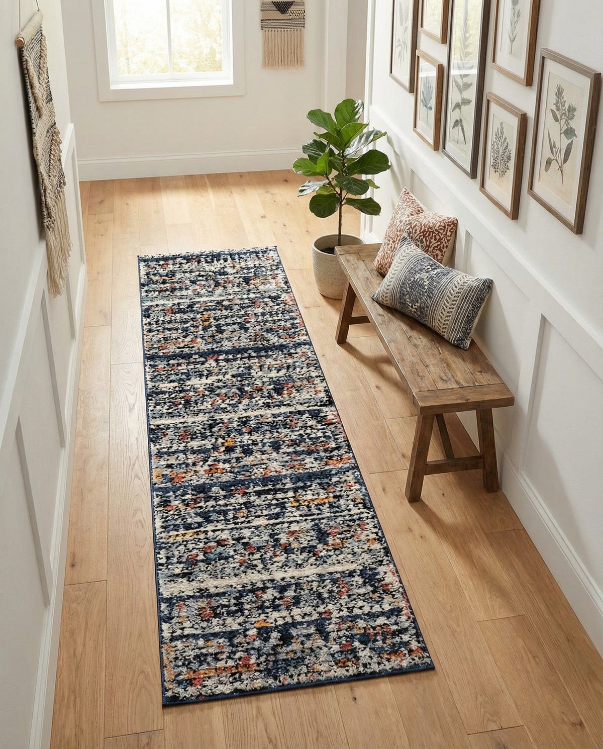 Tangier Treasures Collection Area Rug -  Marrakech Runner Multi  lifestyle 166