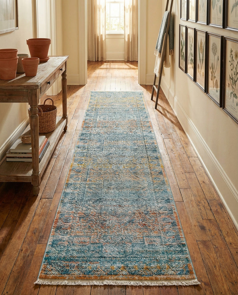 Coastal Haven Collection Area Rug -  Oceania Runner Multi  lifestyle 60