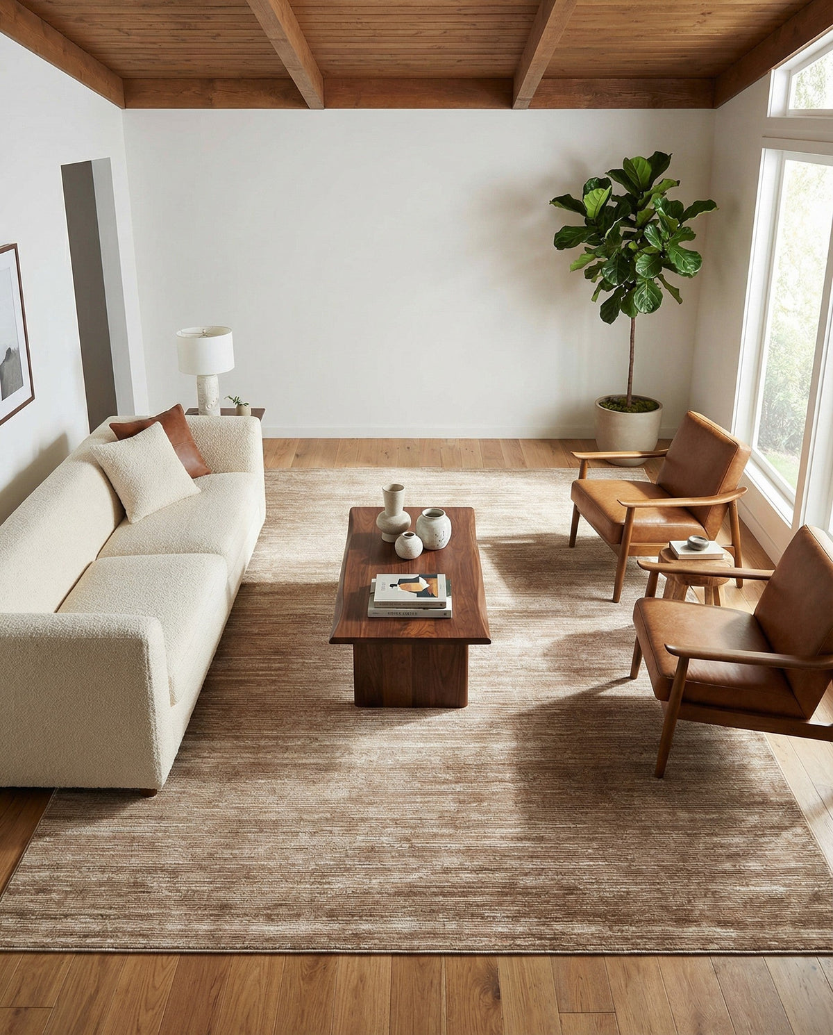 Bloomsbury Elegance Collection Area Rug -  Kensington (Beige) Rectangle Beige  lifestyle 22