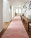 Thar Cotton Collection Area Rug - Jaisalmer (Rose) Runner Rose  lifestyle 65