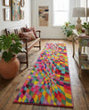 Marrakesh Elegance Collection Area Rug -  Tinghir Runner Multi  lifestyle 45