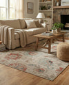 Seaside Blooms Collection Area Rug - Seychelles Rectangle Beige  lifestyle 44