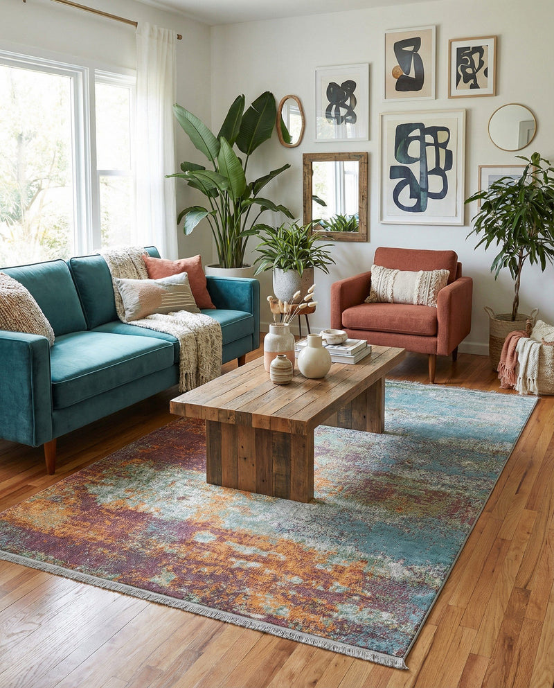 Arcadia Rugs Collection Area Rug -  Avalon Rectangle Multi  lifestyle 19