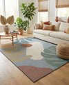 Coastal Terrace Collection Area Rug -  Boardwalk Rectangle Blue  lifestyle 17