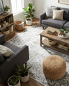 Riviera Elegance Collection Area Rug - Antibes (Gray) Rectangle Gray  lifestyle 20