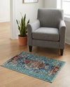Venetian Tapestry Collection Area Rug -  Giudecca Rectangle Turquoise  lifestyle 37