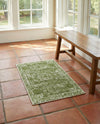 Dover Terrace Collection Area Rug -  Lagoon (Green) Rectangle Green  lifestyle 9
