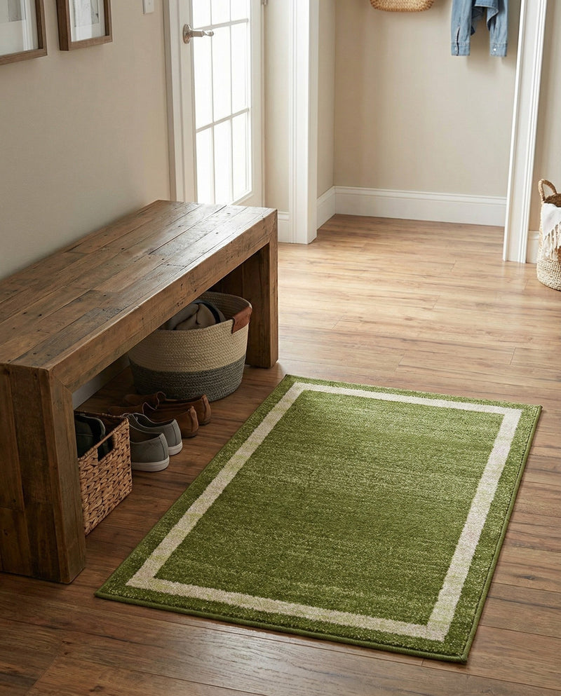 Studio Haven Collection Area Rug -  Alcove (Green) Rectangle Green  lifestyle 14