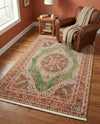 Caribbean Breeze Collection Area Rug -  Windward Rectangle Green  lifestyle 37