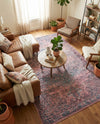 Zahara Oasis Collection Area Rug -  Agadir Rectangle Antique Rust Red  lifestyle 17