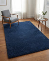 Alpine Plush Collection Area Rug -  Cortina (Marine Blue) Rectangle Marine Blue  lifestyle 6