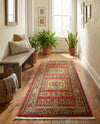 Persian Elegance Collection Area Rug -  Zanjan Runner Red  lifestyle 33