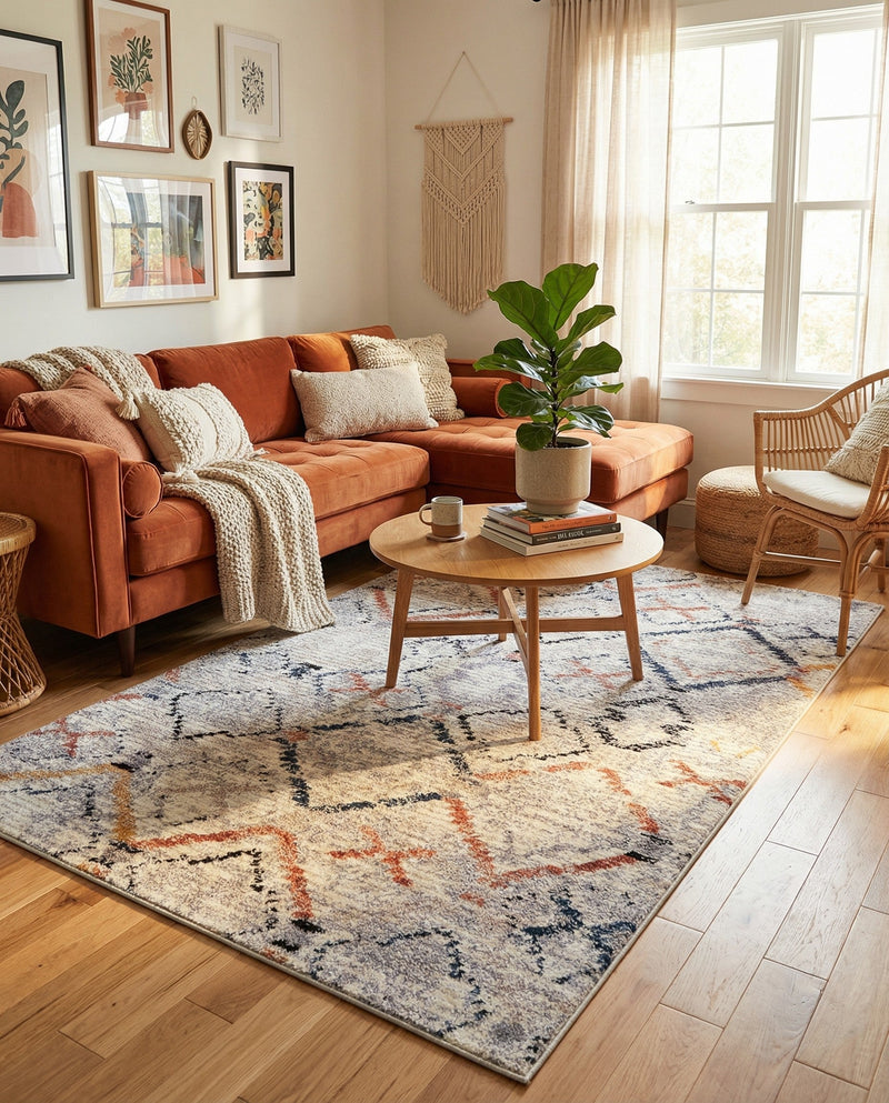 Santa Fe Trails Collection Area Rug - Canyon Rectangle Multi  lifestyle 14
