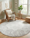 Cambridge Classics Collection Area Rug -  Magdalene (Ivory) Round Ivory  lifestyle 66