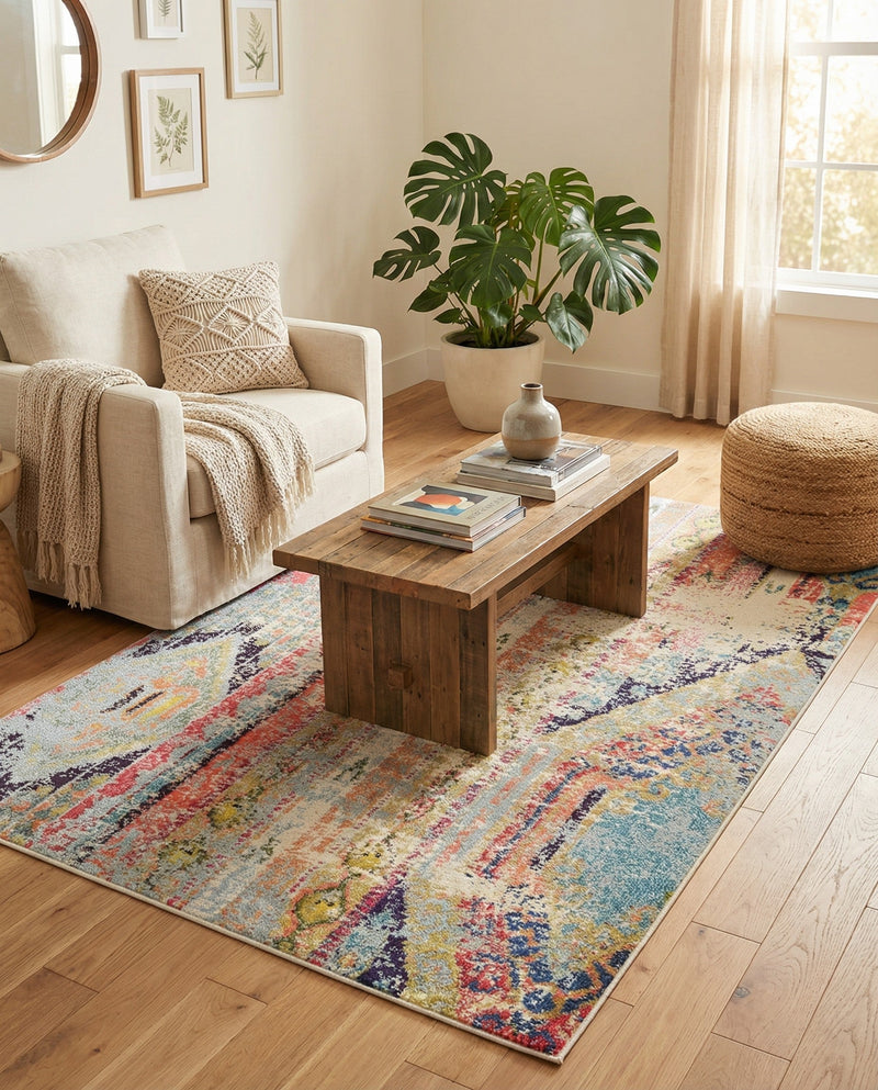 Sedona Vista Collection Area Rug -  Cholla Rectangle Multi  lifestyle 15