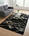 Brighton Terrace Collection Area Rug -  Aldrington Rectangle Navy Blue  lifestyle 38