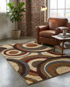 Bistro Lounge Collection Area Rug -  Macchiato Rectangle Beige  lifestyle 17