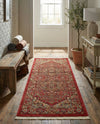 Persian Elegance Collection Area Rug -  Khorasan Runner Red  lifestyle 49