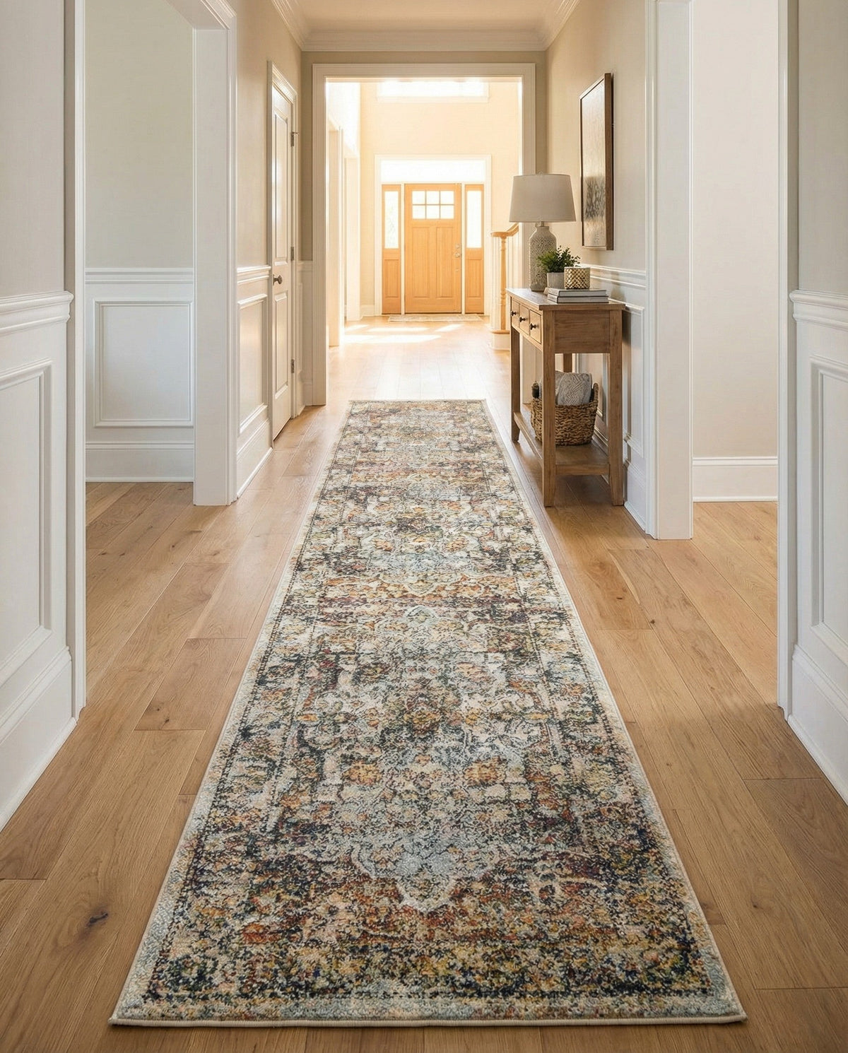 Savannah Soiree Collection Area Rug -  Everglade (Ivory) Runner Ivory  lifestyle 91