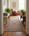 Savannah Threads Collection Area Rug -  Negev Runner Antique Red  lifestyle 41