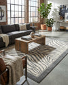 Savannah Sojourn Collection Area Rug -  Kalahari Rectangle Gray and Ivory  lifestyle 21