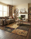 Bistro Lounge Collection Area Rug -  Lungo Rectangle Beige  lifestyle 20