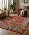 Patio Heritage Collection Area Rug -  Terrace Rectangle Antique Red  lifestyle 16