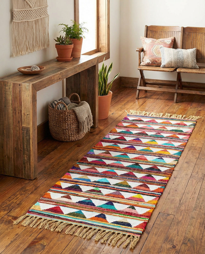 Tulum Trellis Collection Area Rug - Mysore Runner Multi  lifestyle 41