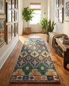 Savannah Threads Collection Area Rug - Greenwich Runner Multi  lifestyle 41