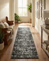 Georgetown Rugs Collection Area Rug - Dupont (Dark Gray) Runner Dark Gray  lifestyle 74