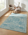 Dover Terrace Collection Area Rug -  Lagoon (Aqua) Rectangle Aqua  lifestyle 17