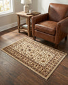 Jaipur Elegance Collection Area Rug -  Nahargarh (Cream) Rectangle Cream  lifestyle 3