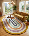 Shepherd's Glen Wool Collection Area Rug - Eldon Oval Multi  lifestyle 27