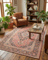 Savannah Threads Collection Area Rug -  Chihuahuan Rectangle Red  lifestyle 17