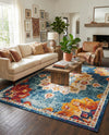 Beverly Grove Collection Area Rug - Melrose (Multi) Rectangle Multi  lifestyle 5