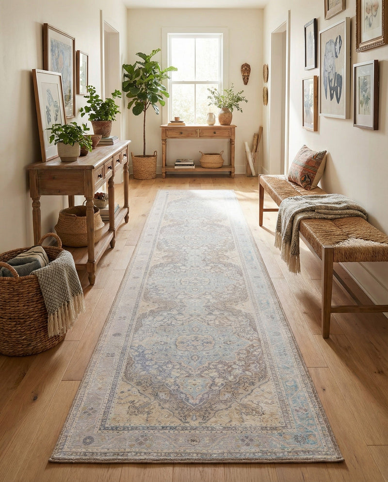 Heritage Elegance Collection Area Rug -  Schonbrunn Runner Cream  lifestyle 89
