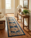 Eden Oasis Collection Area Rug -  Refuge (Blue) Runner Blue  lifestyle 77