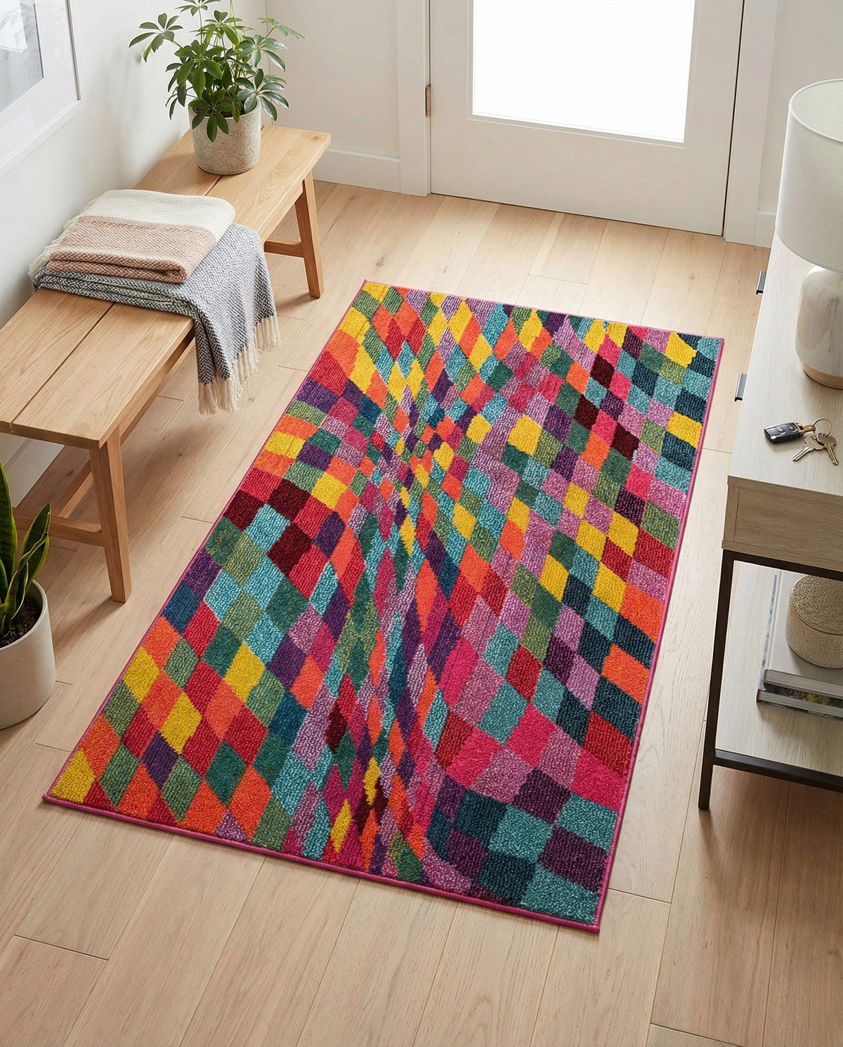 Marrakesh Elegance Collection Area Rug -  Tinghir Rectangle Multi  lifestyle 12