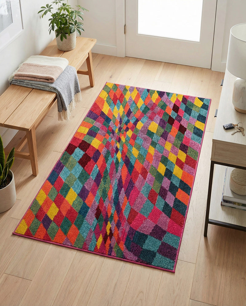 Marrakesh Elegance Collection Area Rug -  Tinghir Rectangle Multi  lifestyle 12
