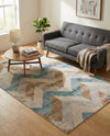 Dresden Elegance Collection Area Rug -  Bautzen Rectangle Blue  lifestyle 11
