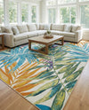 Seaside Blooms Collection Area Rug -  Arcadia Rectangle Multi  lifestyle 43