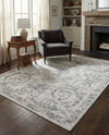 Bloomsbury Elegance Collection Area Rug - Mayfair Rectangle Gray  lifestyle 12