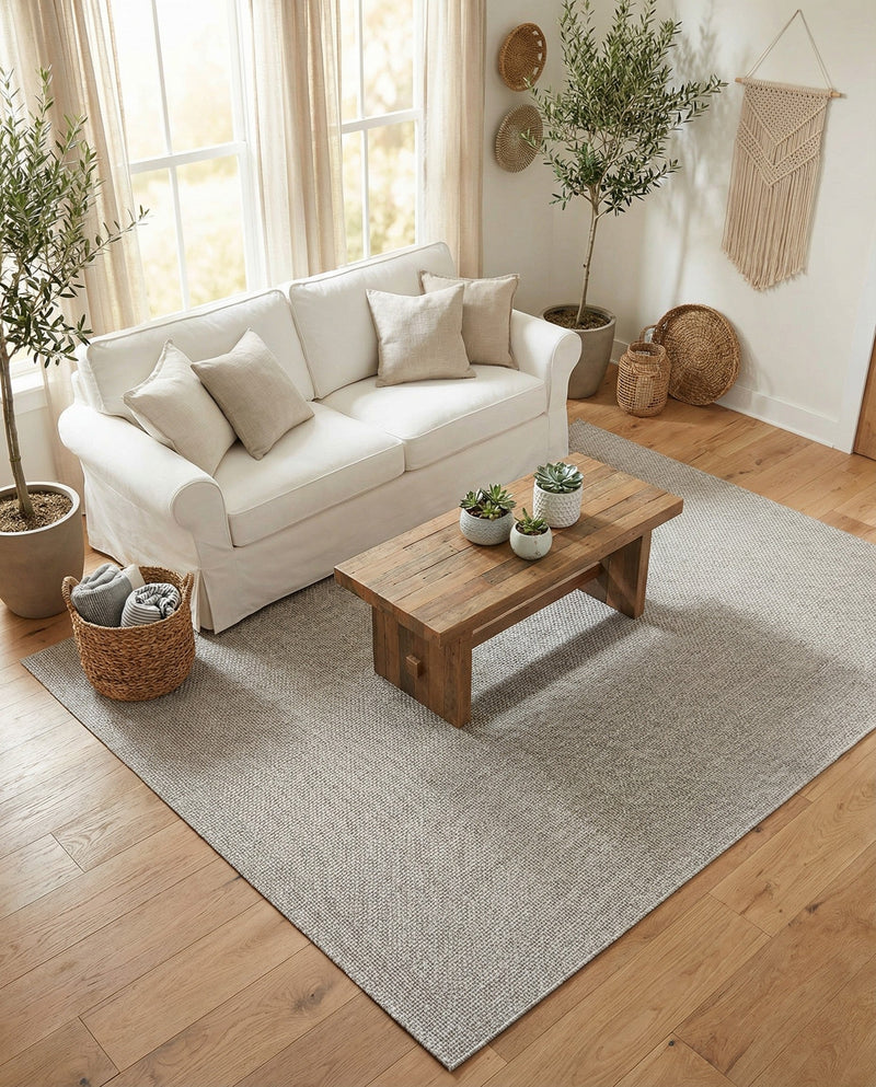 Seaside Serenity Collection Area Rug - Veranda (Beige) Rectangle Beige  lifestyle 36