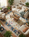 Adriana Terrace Collection Area Rug -  Positano (Multi) Rectangle Multi  lifestyle 13