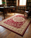 Versailles Elegance Collection Area Rug -  Montreuil Rectangle Red  lifestyle 11