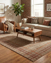 Autumn Meadow Collection Area Rug -  Pumpkinpatch Rectangle Light Brown  lifestyle 6