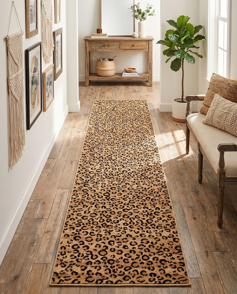 Savannah Sojourn Collection Area Rug -  Mara Runner Light Brown  lifestyle 59