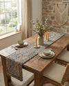 Woven Udaipur Collection Area Rug - Sahara Table Runner Natural  lifestyle 63