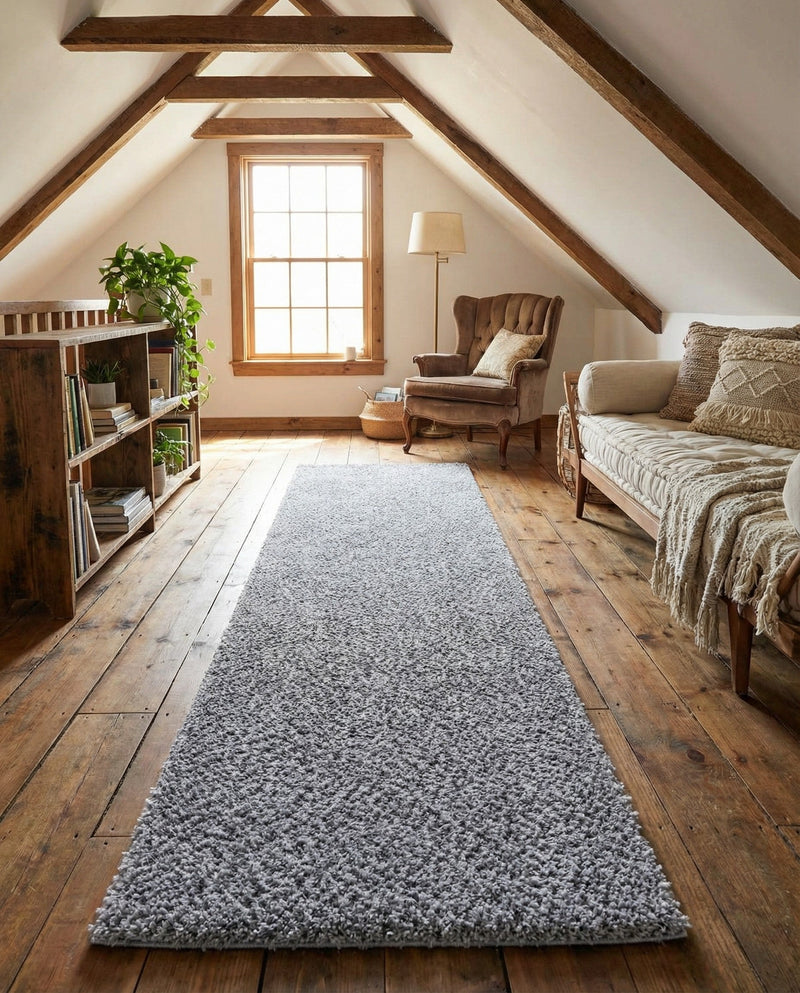 Alpine Plush Collection Area Rug -  Cortina (Sterling) Runner Sterling  lifestyle 78