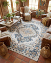 Cambridge Classics Collection Area Rug -  Magdalene (Cream) Rectangle Cream  lifestyle 16